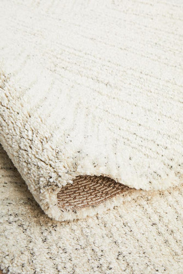 Ashe Scandi Silver Grey Patterned Rug